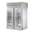 True STR2RRT-2G-2S-HC SPEC SERIES 68" W Stainless Steel 2 Hinged Glass Doors Front Roll-Thru Refrigerator - 115 Volts