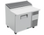 True TPP-AT-44-HC 44.75" W Stainless Steel Cover One Section Pizza Prep - 115 Volts