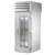True STR1RRT-1G-1S-HC SPEC SERIES 35" W Stainless Steel 1 Hinged Glass Door One-Section Roll-Thru Refrigerator - 115 Volts