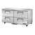 True TUC-60D-4-HC 29.75" H x 60.38" W x 30.13" D 4 Drawers Aluminum Interior Aluminum Interior Undercounter Refrigerator - 115 Volts 1-Ph