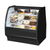 True TGM-R-48-SC/SC-S-W 48.25" W Curved Glass 3 Shelves Glass Merchandiser