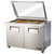 True TSSU-48-18M-B-FGLID-HC 48.38" W 2 Door Mega Top Sandwich/Salad Unit - 115 Volts