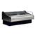 MVP Group KFM-SO-120-S 34.92" H x 117" W x 43.31" D Open Front Multiplexible Service Type Hydra-Kool Display Case Fresh Seafood - 115 Volts
