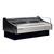 MVP Group KFM-SO-80-R 34.92" H x 77.5" W x 43.31" D Open Front Multiplexible Service Type Hydra-Kool Display Case Fresh Seafood - 115 Volts