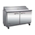 MVP Group ISP61M 15.5 Cu. Ft. Stainless Steel Two Section IKON Mega Top Sandwich Or Salad Prep Unit - 115 Volts