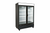 MVP Group KGF-48 53" W Black Exterior Two-Section Kool-It Freezer Merchandiser - 115 Volts