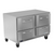 Victory VUFD48HC-4 48" W Stainless Steel Top Undercounter Freezer - 115 Volts