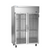 Victory VERSA-2D-GD-HC 52" W Stainless Steel Front & Painted Sides Glass Door Victory Elite Refrigerator - 115 Volts