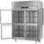 Victory RSA-2D-S1-EW-HG-HC 58.38" W Stainless Steel Exterior Glass Door UltraSpec Series Refrigerator - 115 Volts