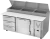Victory VPPD119HC-4 118.88" W 3 Drawers Pizza Prep Table - 115 Volts