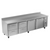 Victory VWRD119HC-4 118.88" W 2 Doors Stainless Steel Exterior Worktop Refrigerated Counter - 115 Volts