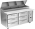Victory VPPD72HC-6 72.13" W 6 Drawers Pizza Prep Table - 115 Volts
