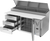 Victory VPPD72HC-3 72.13" W 3 Drawers Pizza Prep Table - 115 Volts
