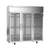 Victory VERSA-3D-GD-HC 78" W Stainless Steel Front & Painted Sides Glass Door Victory Elite Refrigerator - 115 Volts