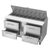 Victory VSPD60HC-16-4 60" W 4 Drawers UltraSpec Series Sandwich Prep Table - 115 Volts