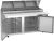 Victory VPP119HC 118.88" W 2 Doors Pizza Prep Table - 115 Volts