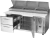 Victory VPPD119HC-3 118.88" W 2 Drawers Pizza Prep Table - 115 Volts