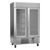 Victory LSR49HC-1 51.94" W Stainless Steel Exterior Two-Section UltaSpec Series Merchandiser Refrigerator - 115 Volts