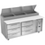 Victory VPPD93HC-3 93.13" W 6 Drawers Pizza Prep Table - 115 Volts