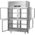 Victory RSA-2D-S1-PT-HG-HC 52.13" W Top Mounted Stainless Steel Exterior Pass-Thru UltraSpec Series Refrigerator - 115 Volts
