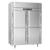 Victory HRSA-2D-S1-EW-PT-HD-HC Stainless Steel Exterior 2 Section UltraSpec Series Dual Temp Warmer & Refrigerator - 115 Volts