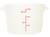 Omcan USA 80233 12 Qt. Translucent Polypropylene Round Food Storage Container