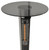 Omcan USA 43123 23.5" Dia. Tempered Glass Table Electric Heated Patio Table - 120 Volts 1-Ph