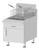 Omcan USA 43088 30 Lbs. Stainless Steel Natural Gas Countertop Fryer - 53,000 BTU
