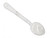 Omcan USA 85098 11" L Clear Polycarbonate Solid Serving Spoon