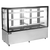 Omcan USA 44505 71.8" W 3 Shelves Square Glass Refrigerated Display Case
