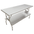 Omcan USA 41237 72" W x 30" D Stainless Steel Undershelf Folding Table