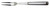 Omcan USA 80147 11" Long Stainless Steel 2 Tines Carving Fork