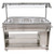 Omcan USA 44506 54" H x 48.26" W x 30.15" D Electric Sealed Wells Stainless Steel Hot Food Serving Counter - 110 Volts