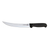 Omcan USA 16856 8" Black Handle Granton Edge Blade Breaking Knife