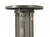 Omcan USA 43124 Carbon Fiber Heating Element Electric Patio Heater - 120 Volts 1-Ph