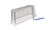 Omcan USA 11366 13.25" D x 5.88" W x 50.63" H Nickel Plated Iron Fryer Basket
