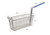Omcan USA 11366 13.25" D x 5.88" W x 50.63" H Nickel Plated Iron Fryer Basket