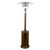 Omcan USA 46799 Brown Powder Coat Finish Stainless Steel Propane or Butane Fuel Patio Heater - 45,000 BTU