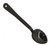 Omcan USA 80292 13" L Black Polycarbonate Solid Serving Spoon