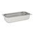 Omcan USA 80267 2.5" Deep Stainless Steel Solid 0.33 Size Steam Table Pan