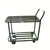 Omcan USA 31433 272 Lbs. Green 2 Shelf Open Base Stock Cart