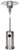 Omcan USA 47595 Stainless Steel Round Aluminum Reflector Propane Patio Heater - 48,000 BTU