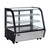 Omcan USA 44629 27.4" W Curved Glass 2 Shelves Refrigerated Display Case