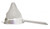 Omcan USA 80125 8" Dia. Stainless Steel Bouillon Strainer with Hollow Handle