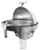 Omcan USA 80527 6 Qt. Stainless Steel Round Roll Top Chafing Dish