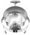 Omcan USA 80527 6 Qt. Stainless Steel Round Roll Top Chafing Dish