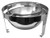Omcan USA 80527 6 Qt. Stainless Steel Round Roll Top Chafing Dish
