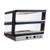 Omcan USA 43465 31.5" W Stainless Steel Exterior Tempered Glass Slides 2 Shelves Counter Top Display Warmer - 110 Volts