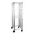 Omcan USA 28351 26"W x 20.25"D x 70"H Aluminum Curved Top Full Size Pan Rack