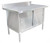 Omcan USA 24403 48" W x 30" D x 38" H 430 Stainless Steel 18 Gauge Work Table